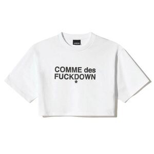 Comme Des Fuckdown Women White Tops & T-Shirts
